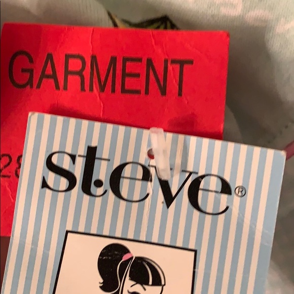 Vintage St. Eve Intimate cocktail print pajama top - Picture 4 of 4